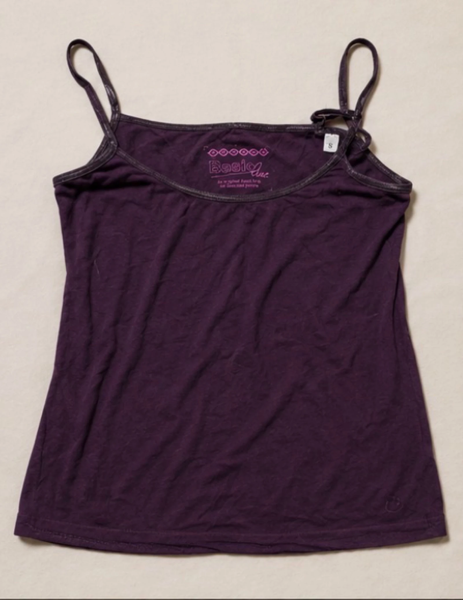 Débardeur femme violet Basic Line – Bretelles fines – Taille S - Bonobo – photo 2